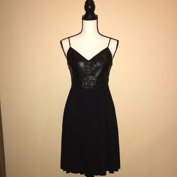Bailey 44 Dresses & Skirts - Bailey 44 Sleeveless Dress w/Faux Leather Embellishment
